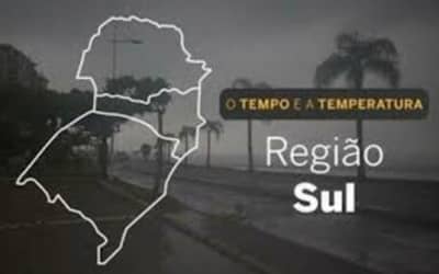 PREVISÃO DO TEMPO: Sul tem risco de chuvas intensas nesta terça-feira (30)