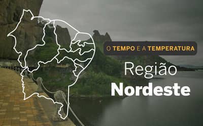 O TEMPO E A TEMPERATURA: terça-feira (12) chuvosa no Nordeste