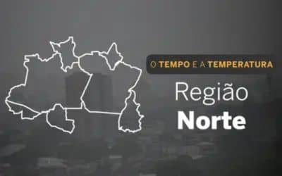 O TEMPO E A TEMPERATURA: confira a previsão do tempo para a Região Norte nesta segunda-feira (3)